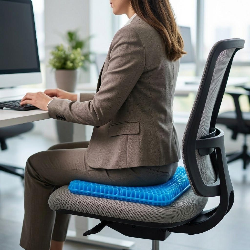 Breathable Honeycomb Gel Seat Cushion