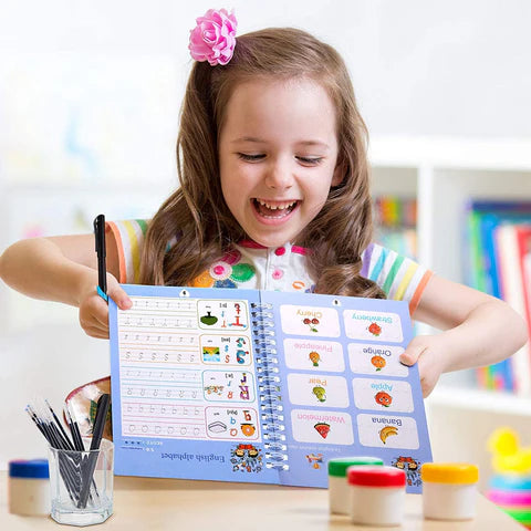 MagicBook™ | Kids Practice Copybook Set (4Pcs/Set)