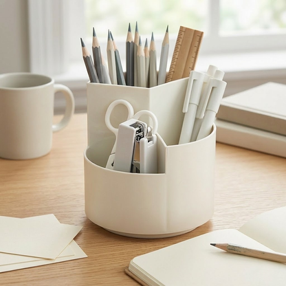 360° Rotating Desk Organizer