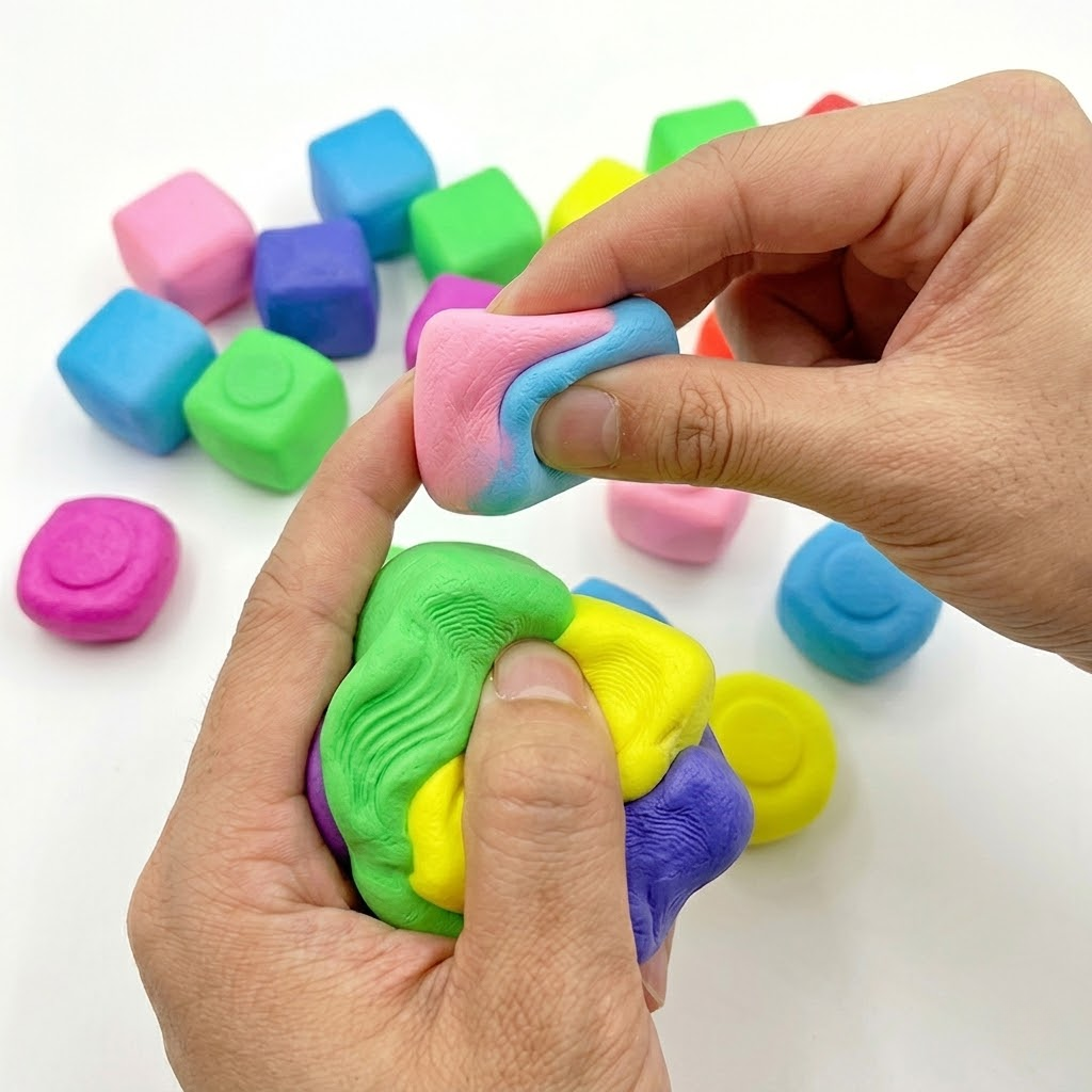 Premium Slow-Rebound Sensory Squishy Cube