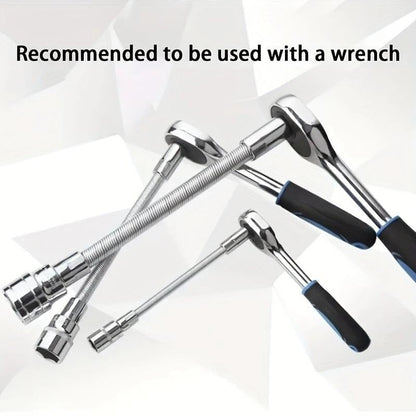 35cm Flexible Socket Ratchet Extension Set (3-Piece)