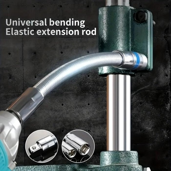 35cm Flexible Socket Ratchet Extension Set (3-Piece)