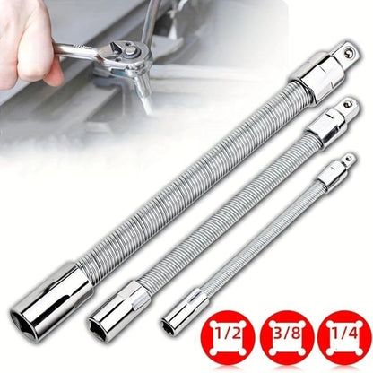 35cm Flexible Socket Ratchet Extension Set (3-Piece)