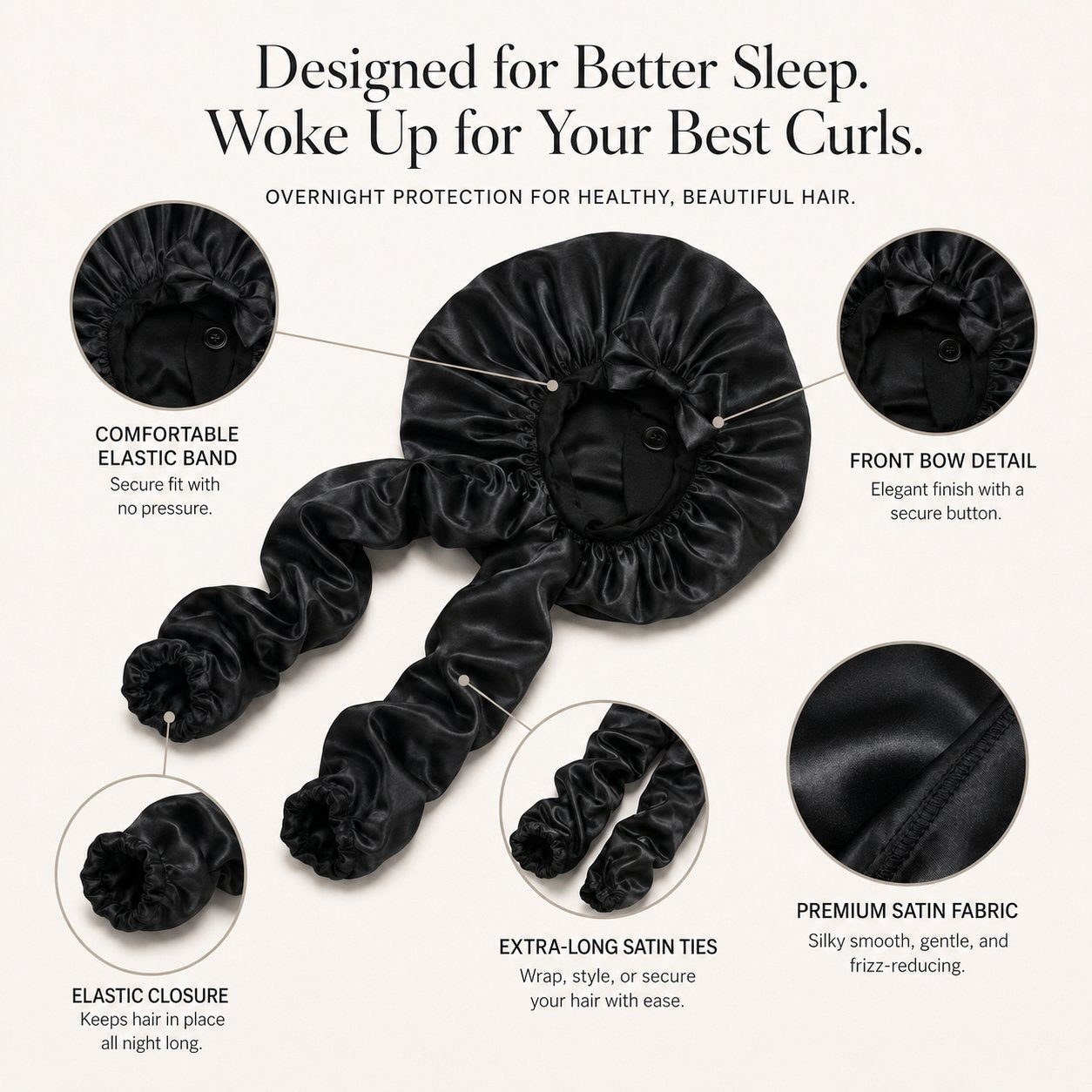 💜 Wake Up With Smooth, Defined Curls Every Morning✨