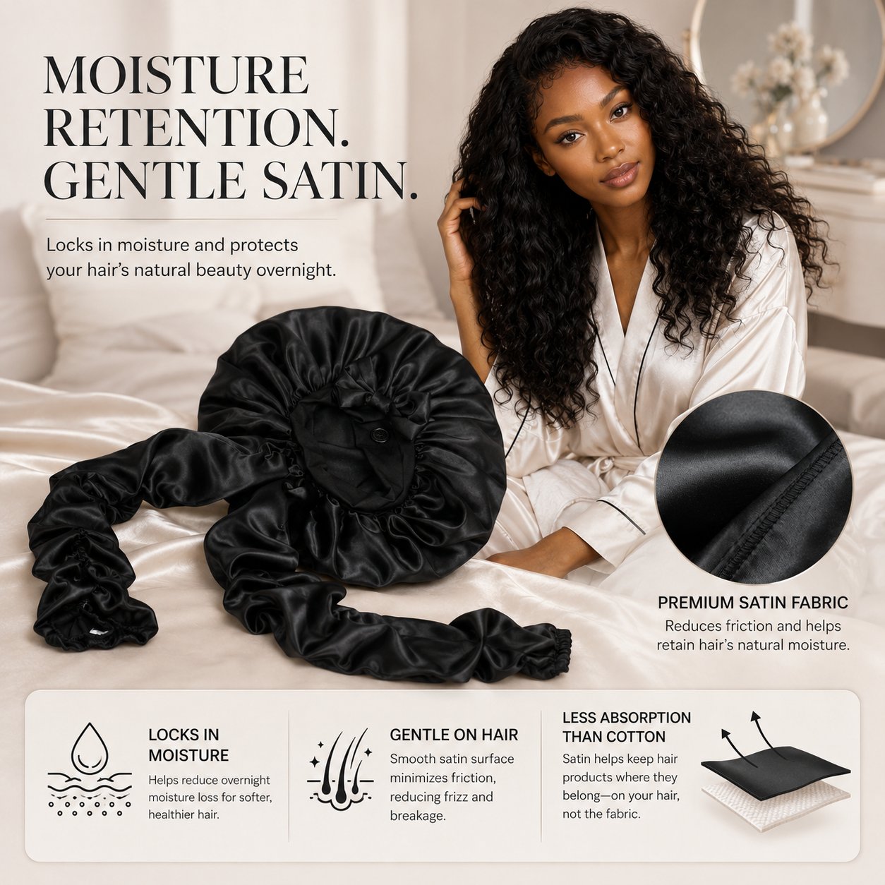 💜 Wake Up With Smooth, Defined Curls Every Morning✨