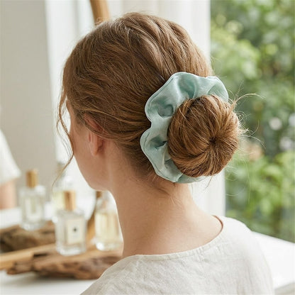 Elegant Pearlescent Large Scrunchie