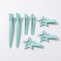 Minimalist Pastel Star Hair Clips (4-Piece Set)