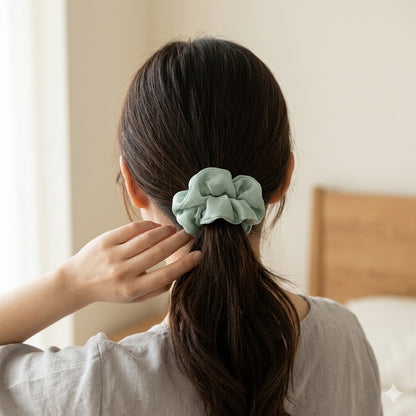 Elegant Pearlescent Large Scrunchie
