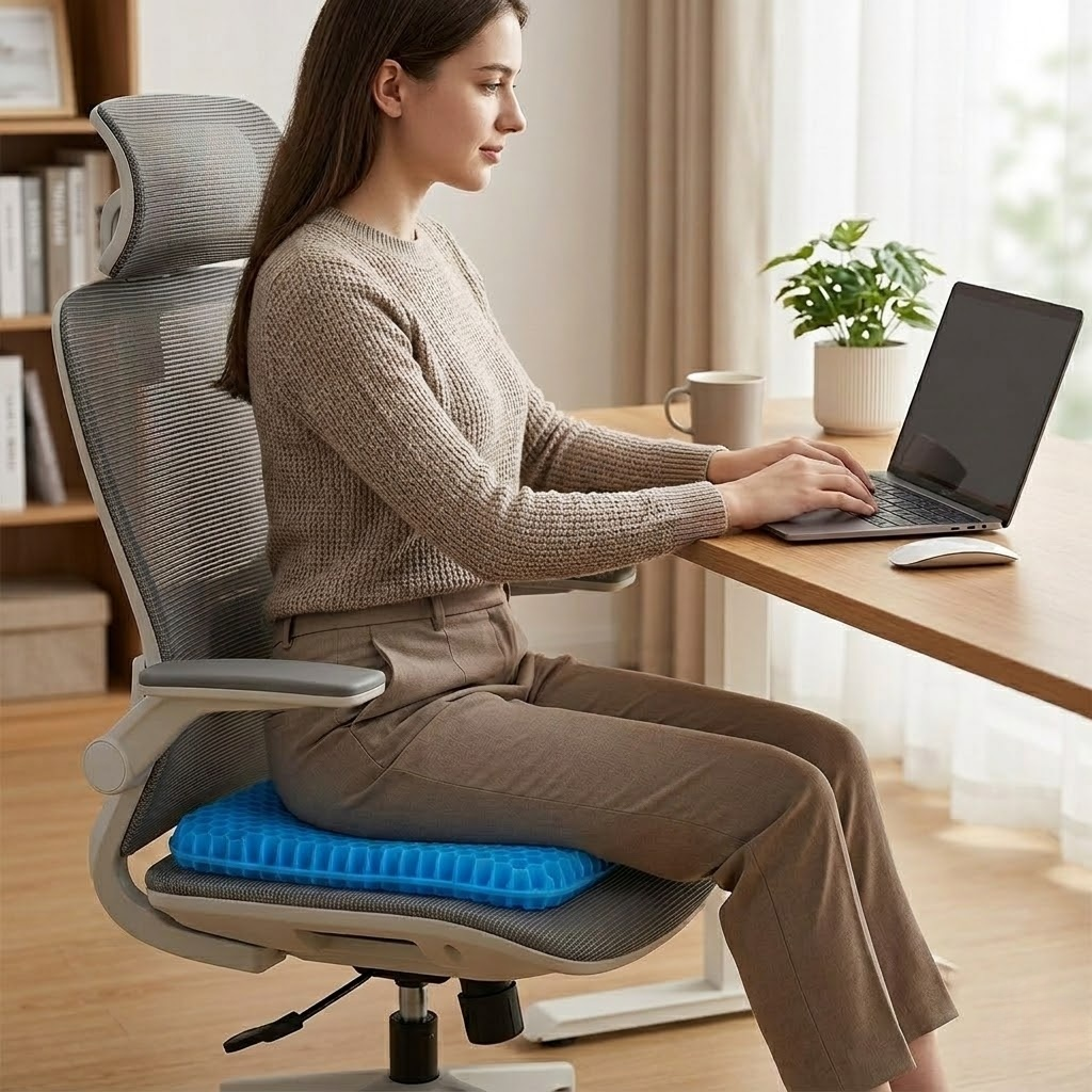 Breathable Honeycomb Gel Seat Cushion