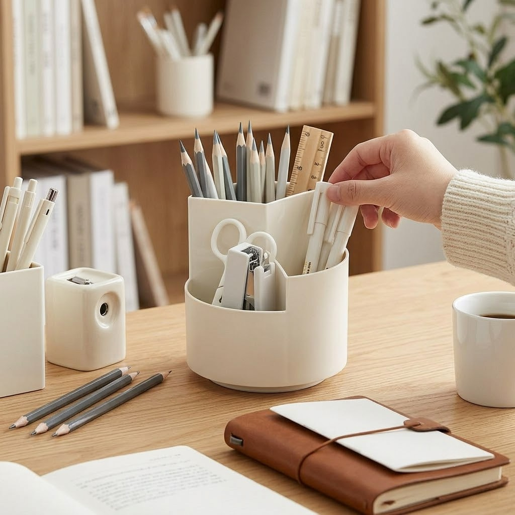 360° Rotating Desk Organizer