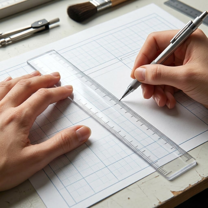 Premium Clear Acrylic Straight Ruler