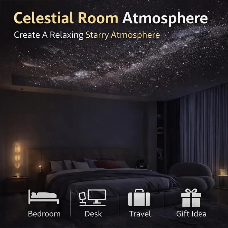 Transform Any Room Into a Relaxing Starry Sky ✨