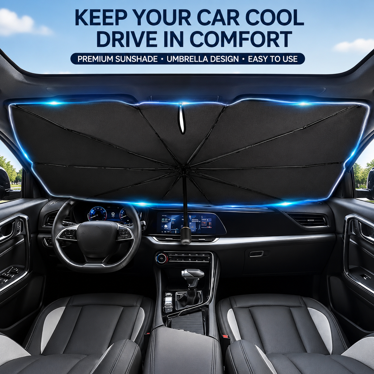 🏆LAST DAY SALE 48% OFF!!💕SunShade Foldable Heat Protector™