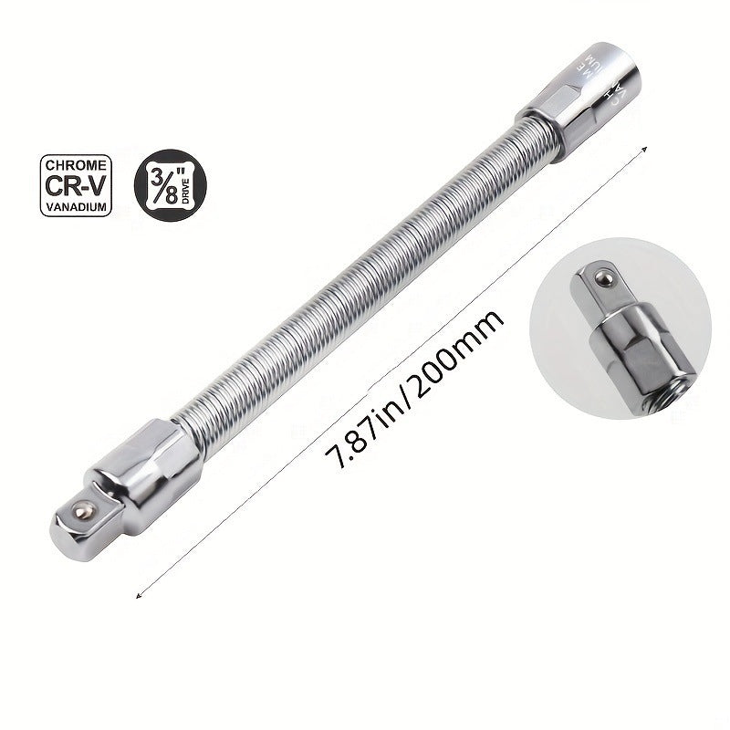 35cm Flexible Socket Ratchet Extension Set (3-Piece)