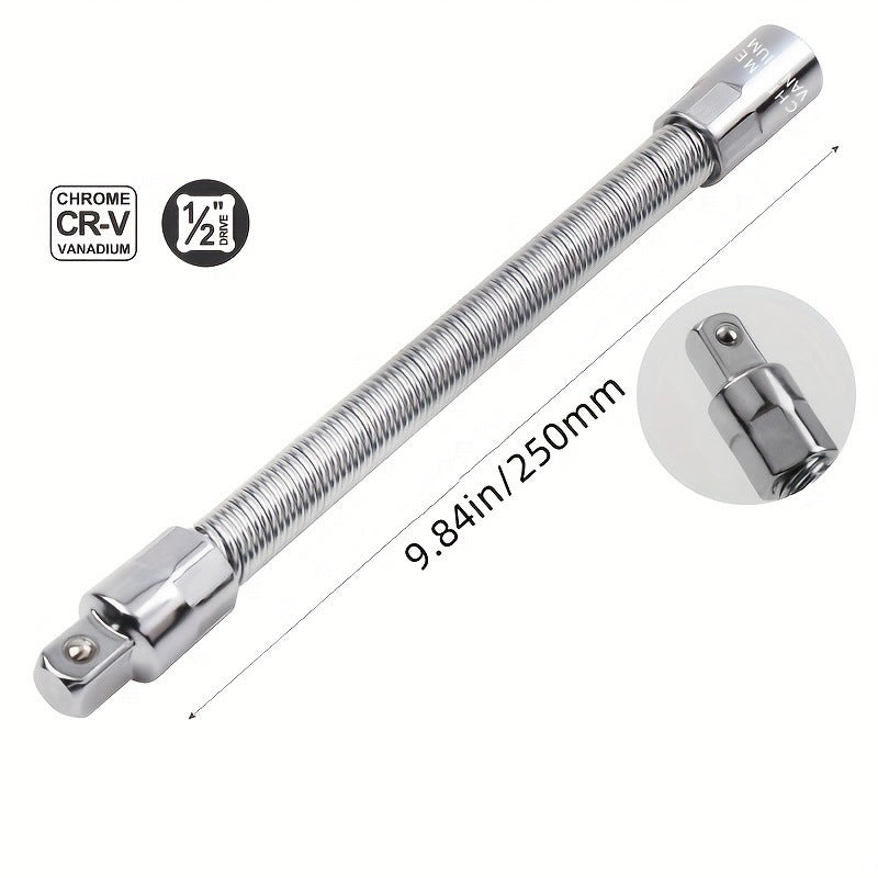 35cm Flexible Socket Ratchet Extension Set (3-Piece)
