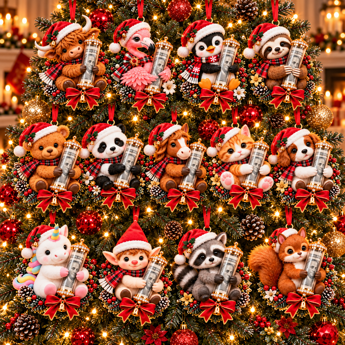 🎄 💵 Christmas Cash Gift Ornament -  ✨A Fun Way to Give Money This Christmas