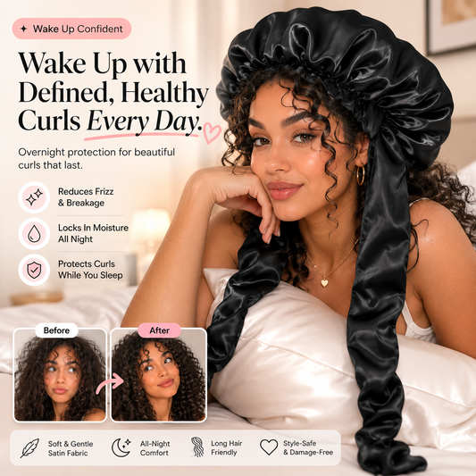 💜 Wake Up With Smooth, Defined Curls Every Morning✨