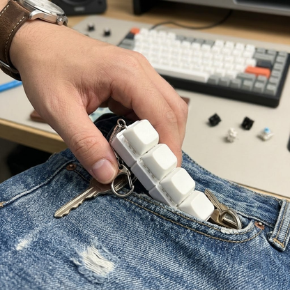 Mechanical Click Sensory Fidget Keychain