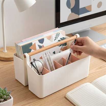 Portable Desk Stationery &amp; Marker Organizer
