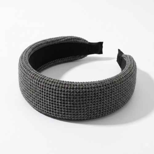 Retro Knit Wide-Brim Headband