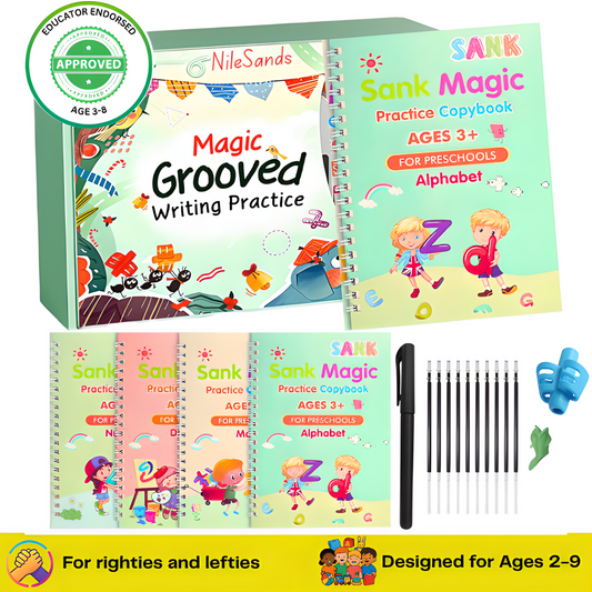 MagicBook™ |  Kids Practice Copybook Set (4Pcs/Set)